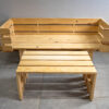 Outdoor Bench & Table Set