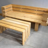 Outdoor Bench & Table Set