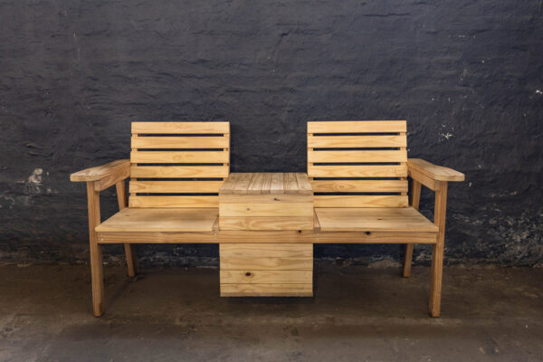 Outdoor Bench with Cooler Box