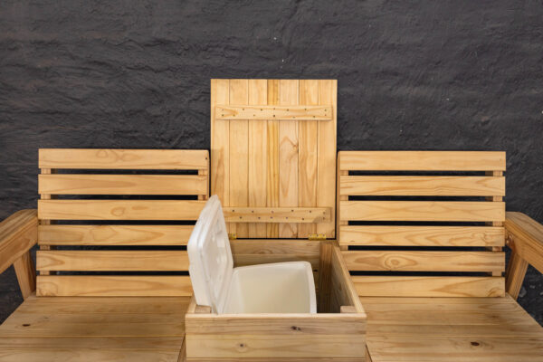 Outdoor Bench with Cooler Box