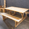 Wooden Table And Bench